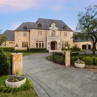 French Provincial Texas Home