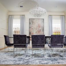 Formal Dining Room with Vintage Furnishings