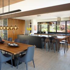Open Concept Kitchen And Dining Room