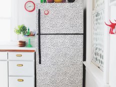 DIY Decal Fridge