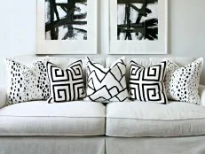 DIY Painted Pillows