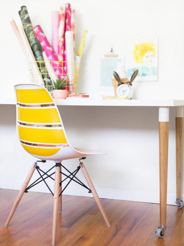 How to Make a DIY Wall Decal Chair HGTV