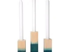 DIY Dyed Candlesticks