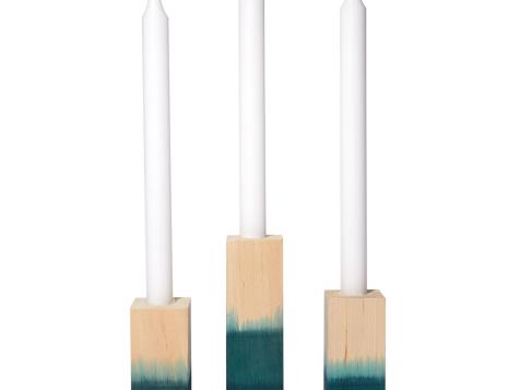 How to Make DIY Dyed Candlesticks