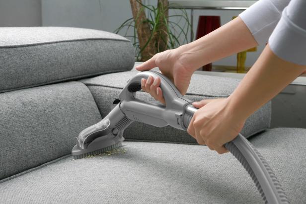 Vacuuming Sofa