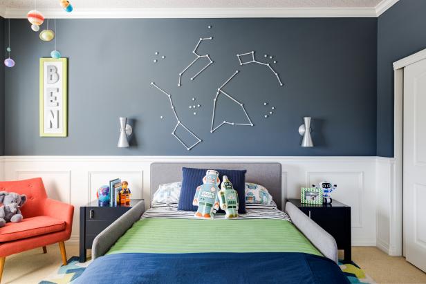Boys Space Inspired Bedroom
