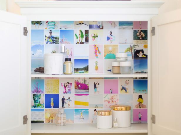 Instagram Photo Cabinet Paper