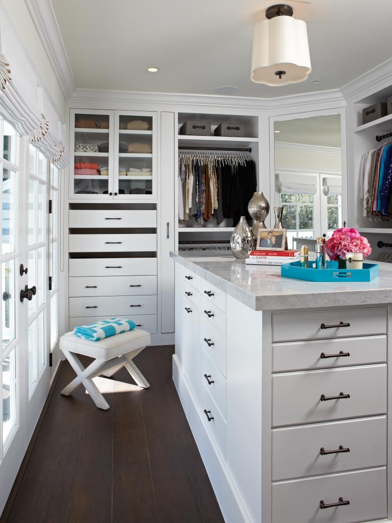 Walk-In Closet With Lots of Storage Space