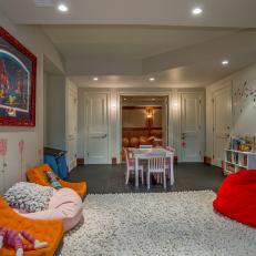 Photos Hgtv Playroom With Bean Bag Chairs In Craftsman Home
