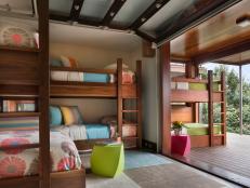 Colorful Kids' Room With Bunk Beds