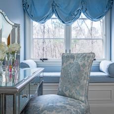 Elegant Blue Bedroom Fit for a Princess