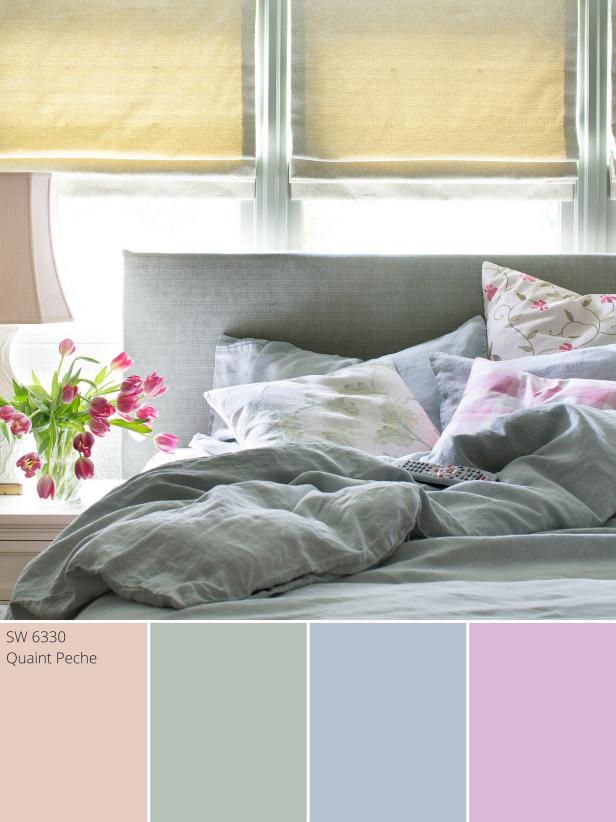 Blush Pink Color Palette, What Color Goes With Blush Bedding