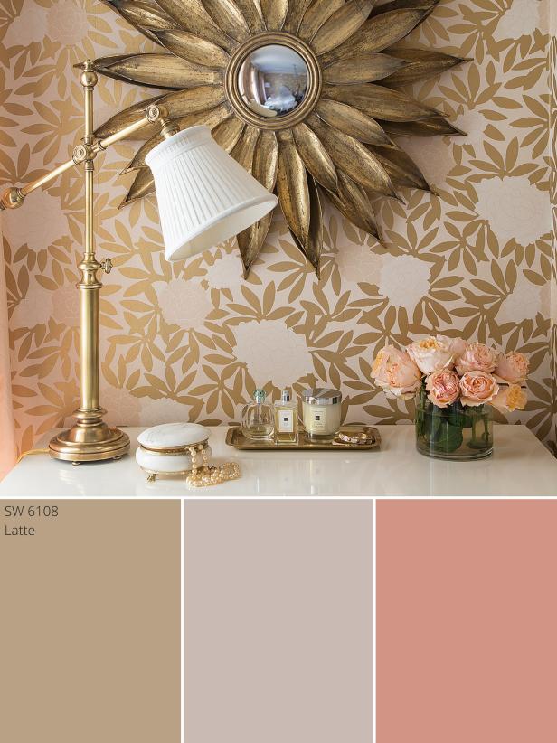 Latte Brown Color Palette Schemes - Latte Colour Wall Paint