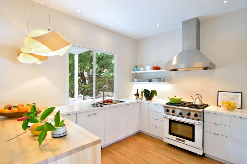 White Contemporary Kitchen