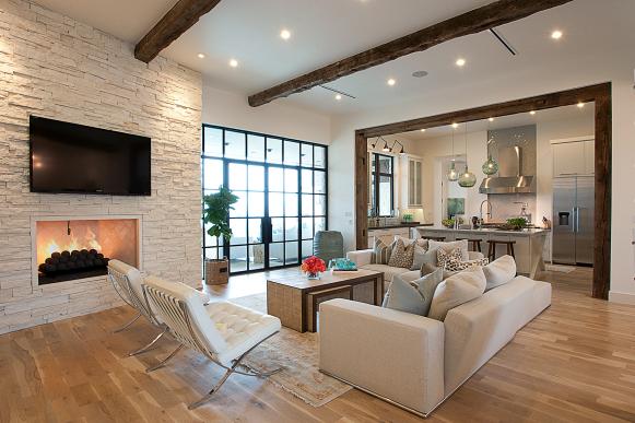 Neutral Contemporary Great Room