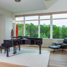Photos Hgtv Contemporary White Music Room