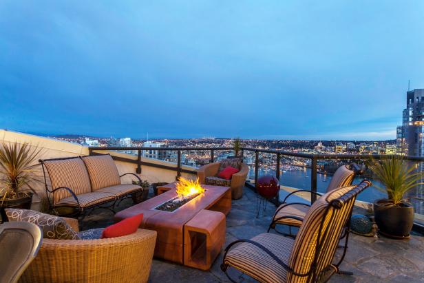 Small Patio With Fire Pit Hgtv