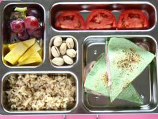 Healthy Lunchbox Idea: Ham and Feta Quesadillas