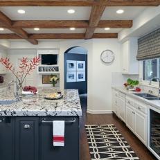 Kitchen Island With Marble Countertop