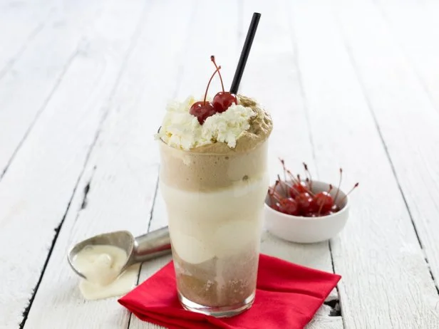 Cherry Rum and Coke Float