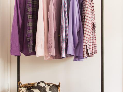 Running Out of Space? Make a Mobile Clothing Rack and Keep Shopping