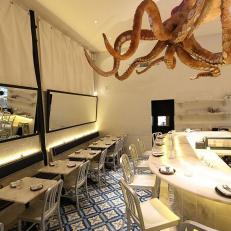 Large Double Mirrors Allow All Guests to Experience Cevicheria