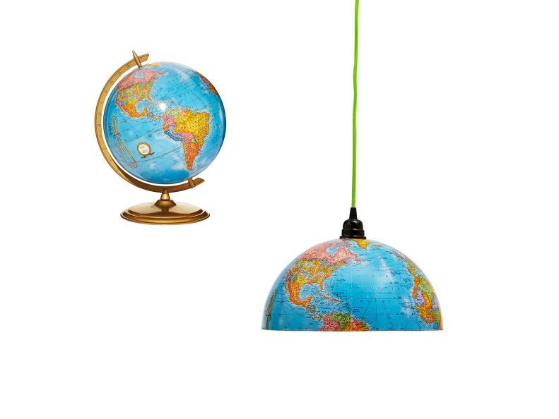 How to Reimagine a Globe as a Pendant Light