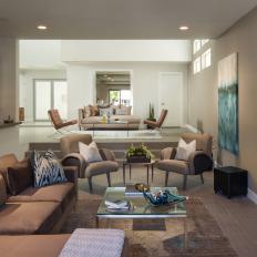 Modern Living Room With Neutral Tones