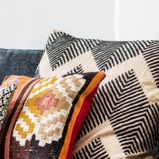 Colorful Throw Pillows Add Multi-Cultural Details