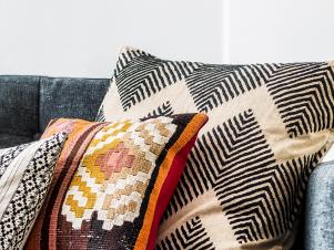 Colorful Throw Pillows Add Multi-Cultural Details