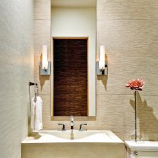 Soothing Neutral Guest Bathroom