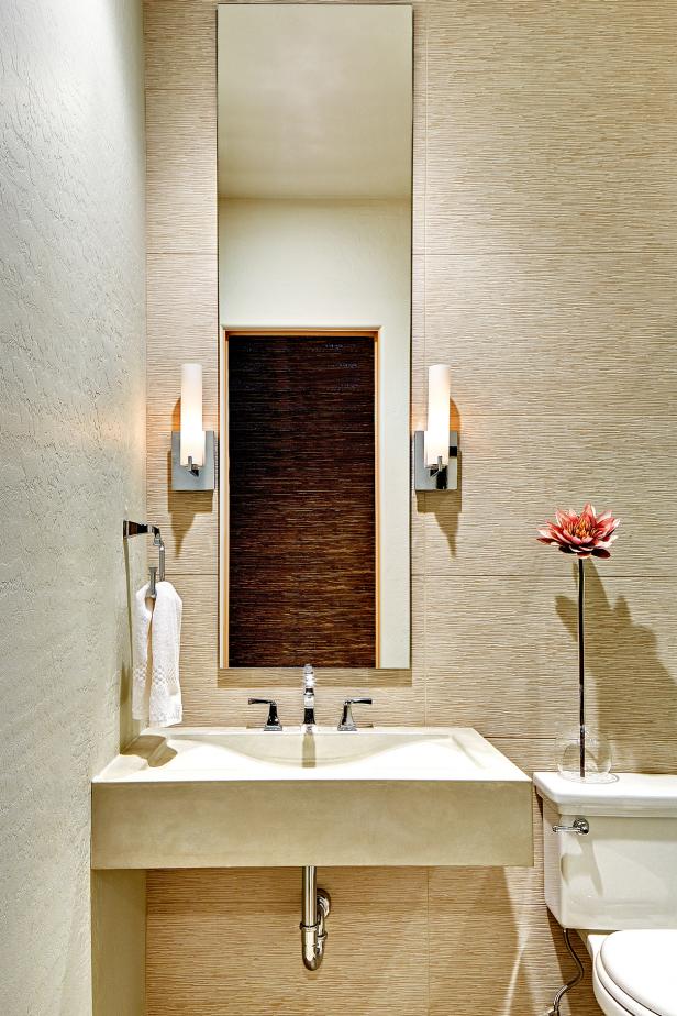 Soothing Neutral Guest Bathroom HGTV