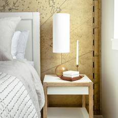 Nightstand & Accessories in Neutral and White