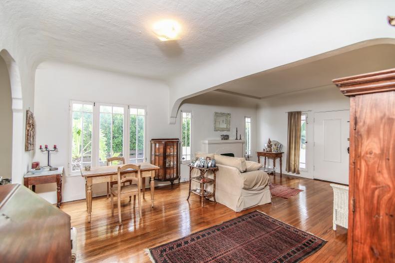 Mediterranean Living and Dining Area