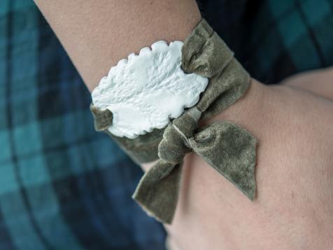 How to Make a Stamped Clay Bracelet