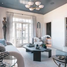 Lounge Area Creates Intimate Space in Master Suite
