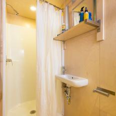 Full-Size Shower with Hot Water Aboard the ESCAPE Vista