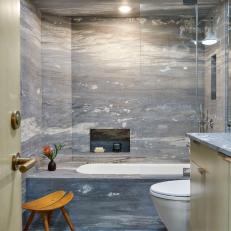 Guest Bathroom in Gray