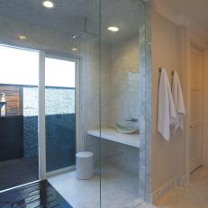 Spa Style Shower in Master Bathroom