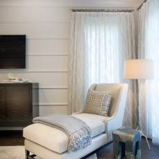 Master Bedroom Features Cozy Reading Nook