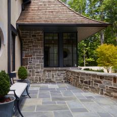 Stone Patio and Exterior