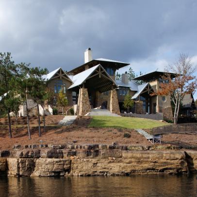 View of House Exterior From Lake