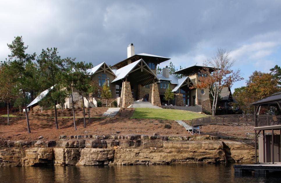 View of House Exterior From Lake
