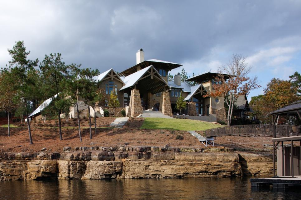 House Exterior and Lake