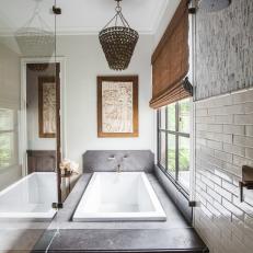 Soaking Tub and Walk-In Shower