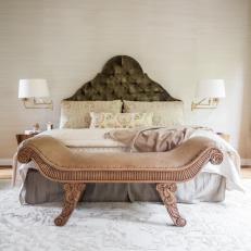 Classic Upholstered Headboard in Timeless Bedroom 