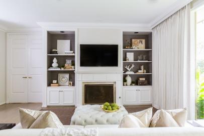 Master bedroom with tv seating 2025 area
