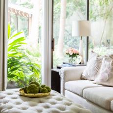 Light-Filled Living Room is Serene, Welcoming