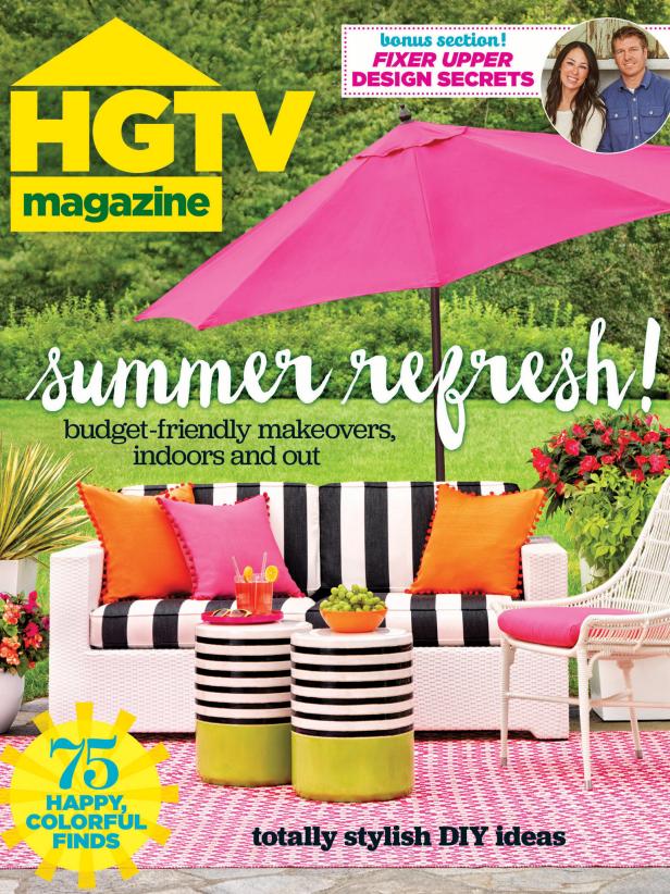 HGTV Magazine July/August 2016 Cover