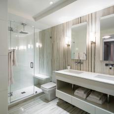 Modern Bathroom With Glass Shower